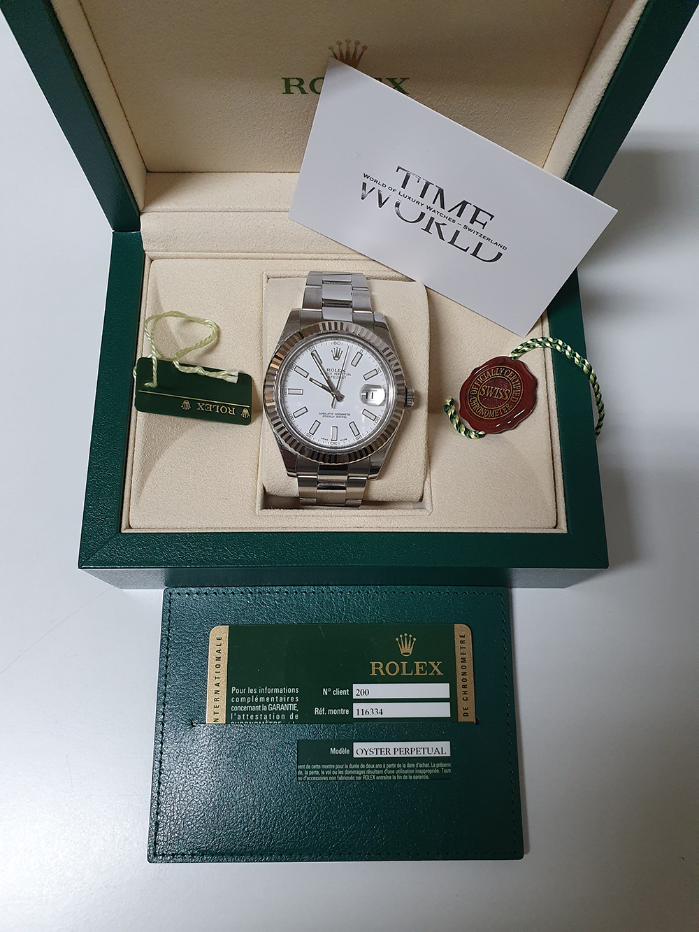 rolex datejust 2012