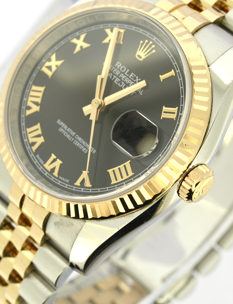 rolex datejust steel 36mm