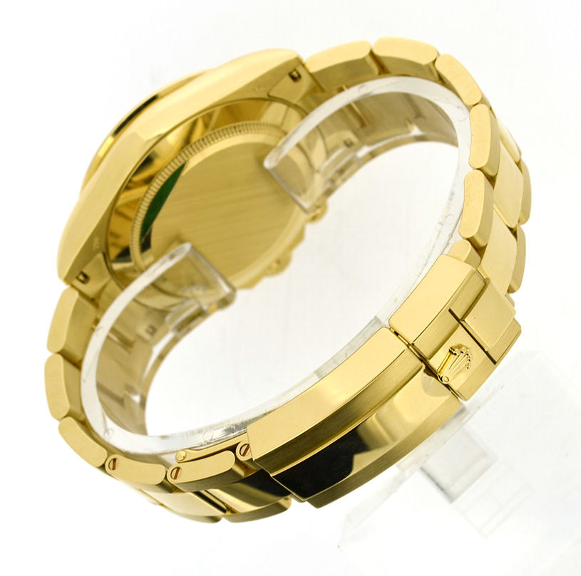 rolex-daytona-yellow-gold-green-dial-116508-04 - TimeWorld