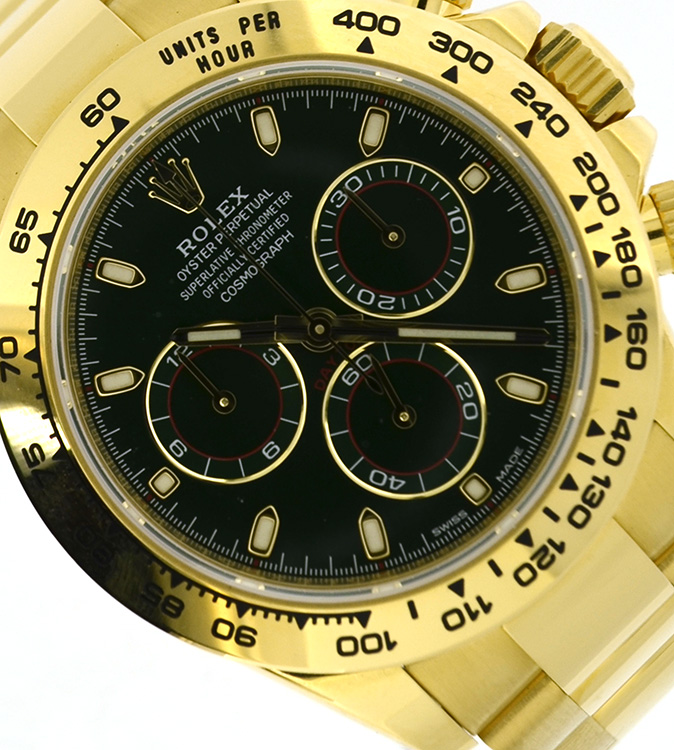 rolex-daytona-yellow-gold-green-dial-116508-06 - TimeWorld