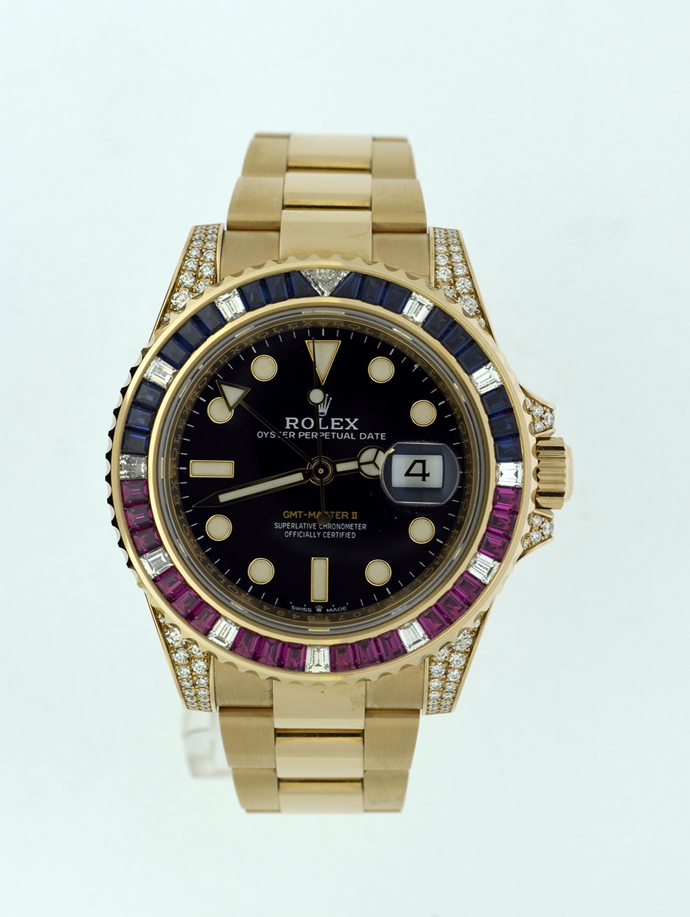 rolex gold gmt