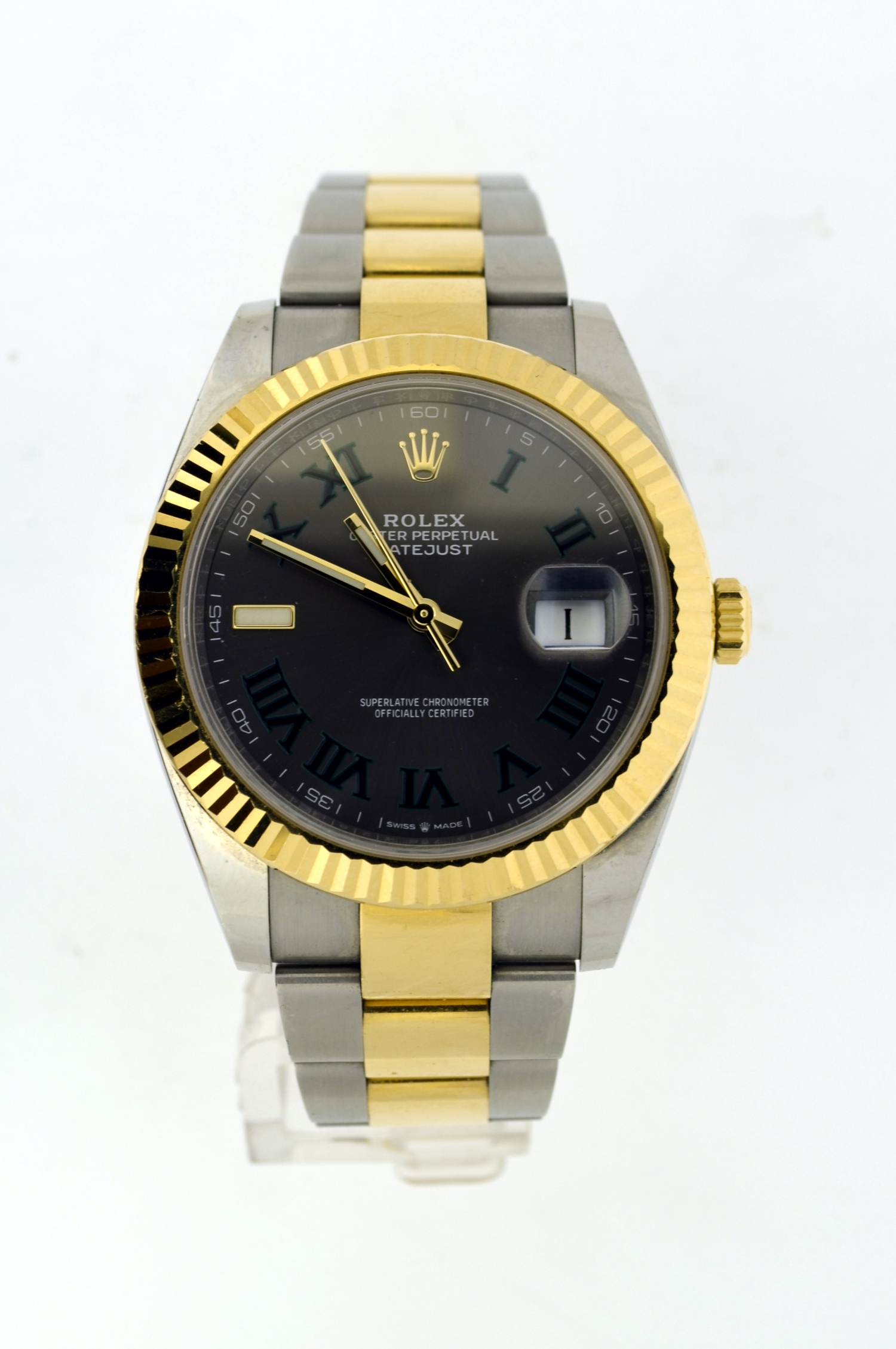 Rolex Datejust 41mm Steel And Gold Wimbledon 126333 Timeworld