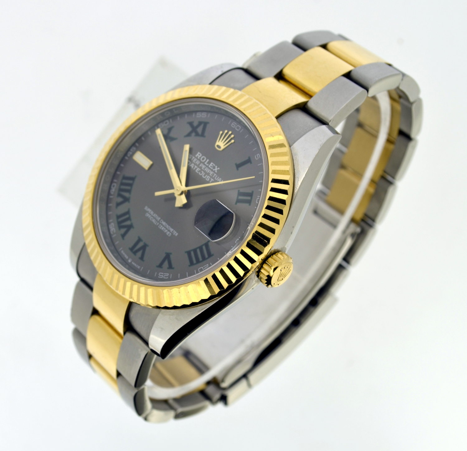 Rolex Datejust 41mm Steel And Gold Wimbledon 126333 Timeworld