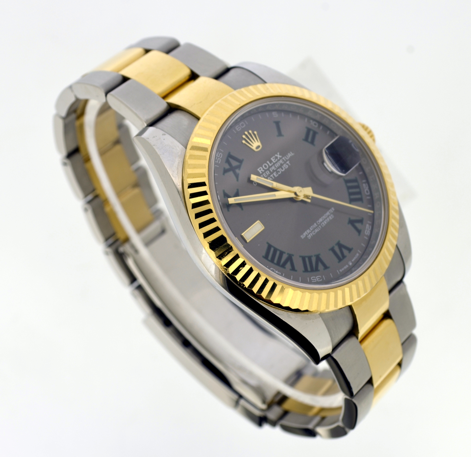 Rolex Datejust 41mm Steel And Gold Wimbledon 126333 Timeworld