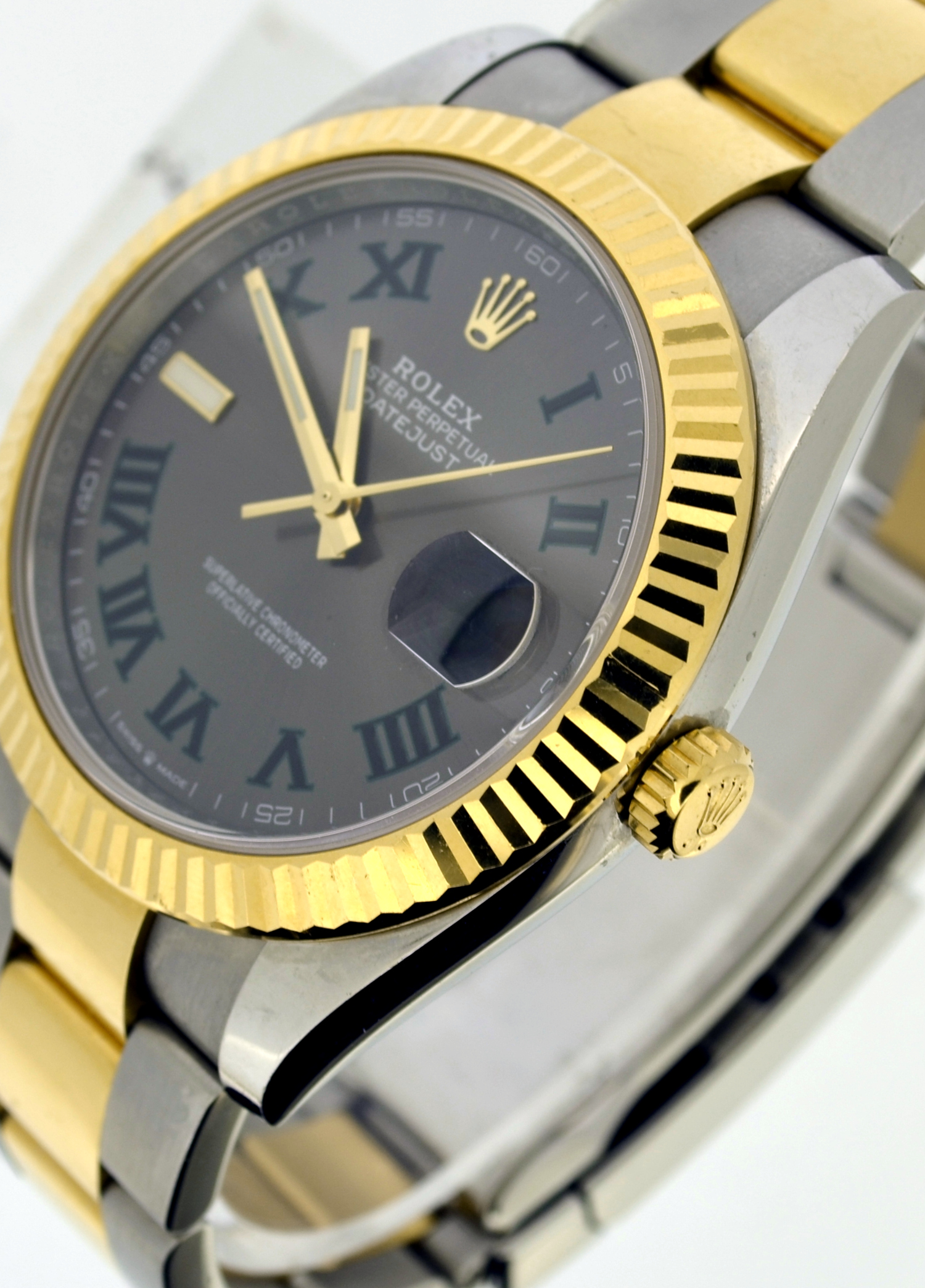 Rolex Datejust 41mm Steel And Gold Wimbledon 126333 Timeworld