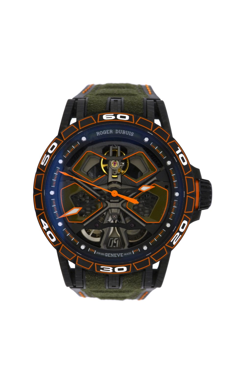 Roger Dubuis Excalibur Spider Huracan ST Evo 2 Black SMC Carbon RDDBEX0972
