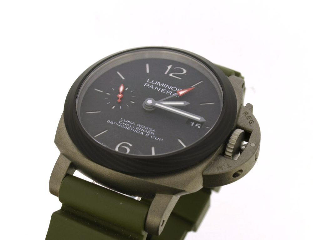Panerai Luminor 42mm GMT Luna Rossa 36th America's cup PAM01096 - Image 3