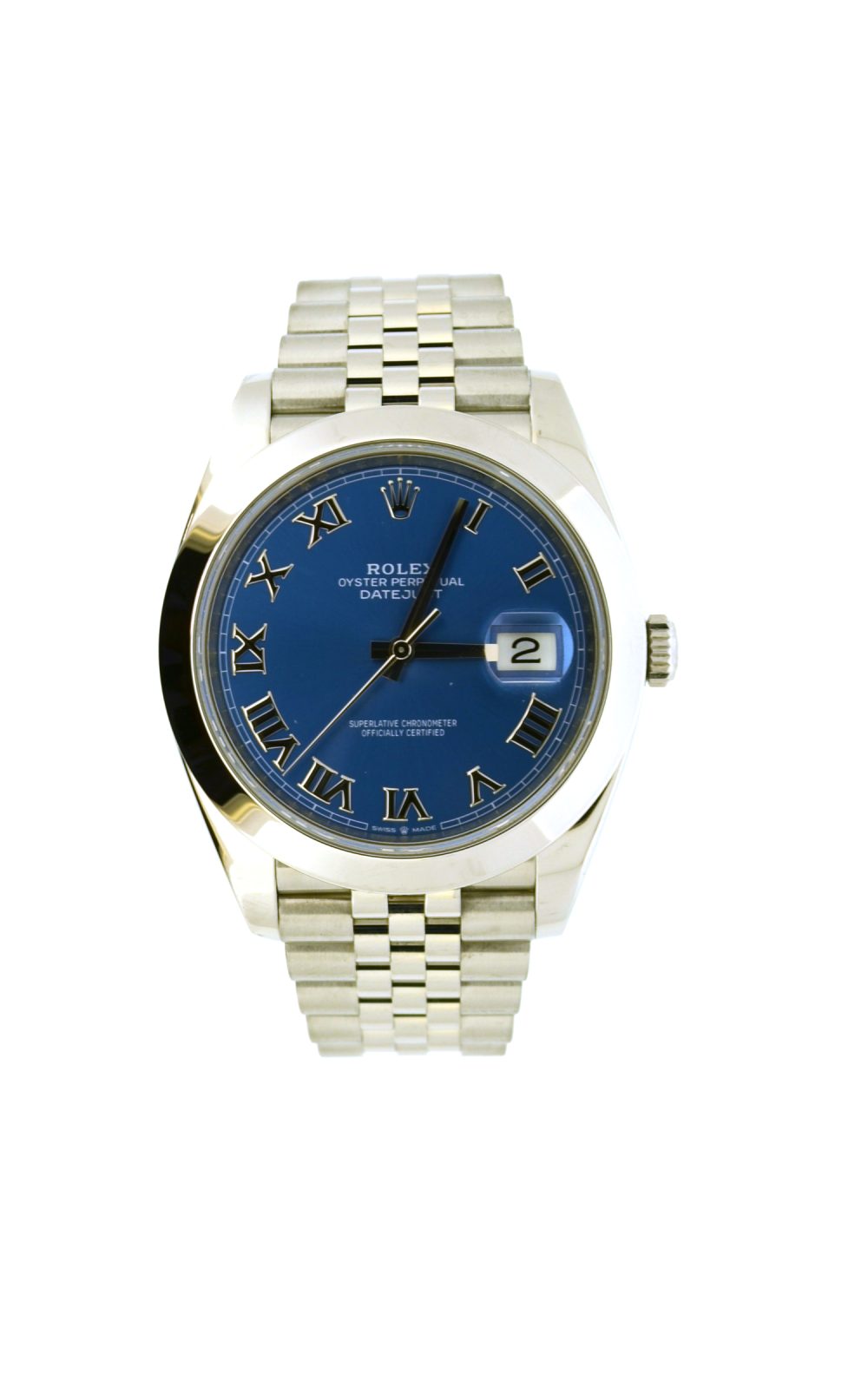 Rolex Datejust 41mm azzuro blue dial 126300