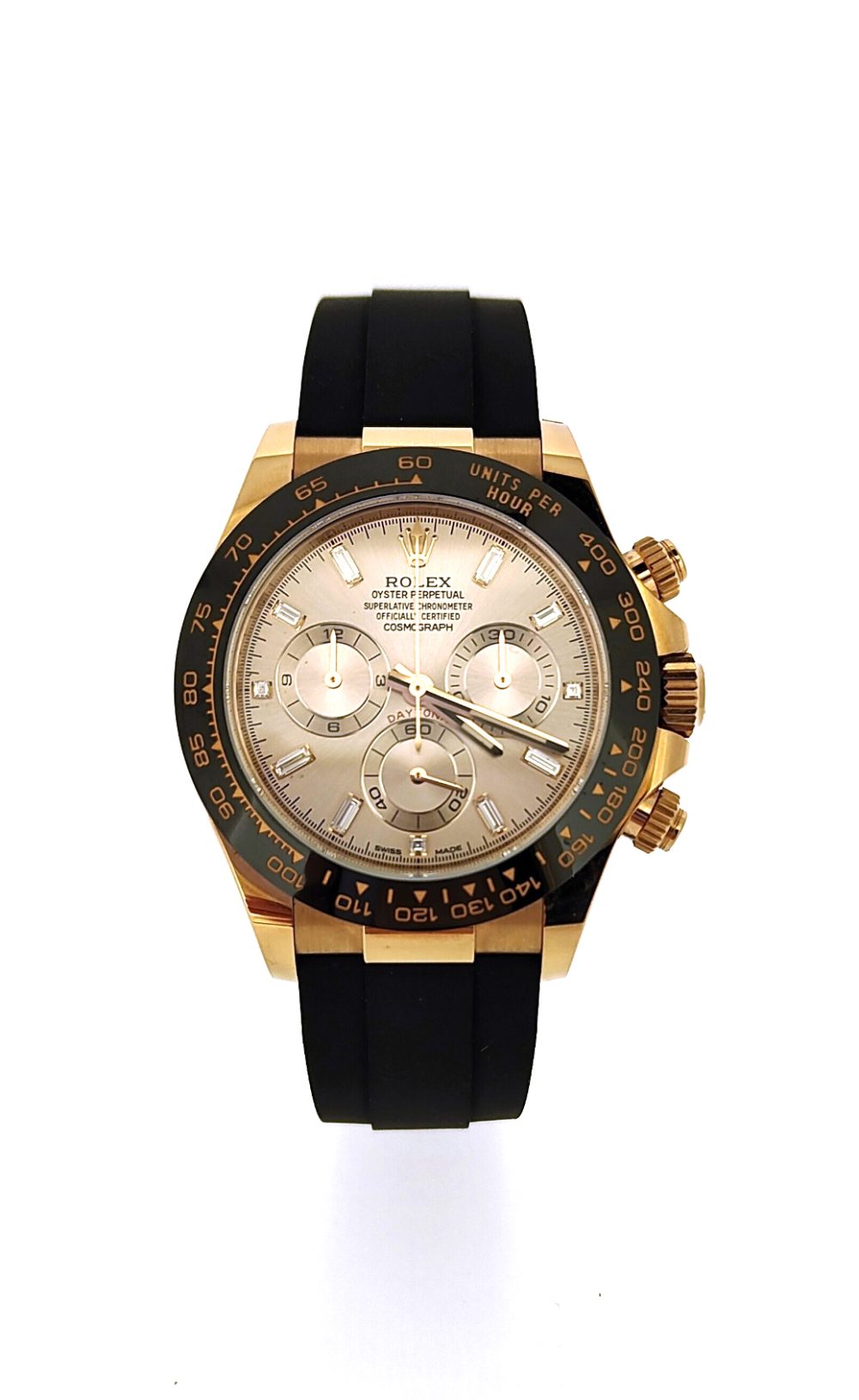 Rolex Cosmograph Daytona Oysterflex 116515LN Diamond-set dial