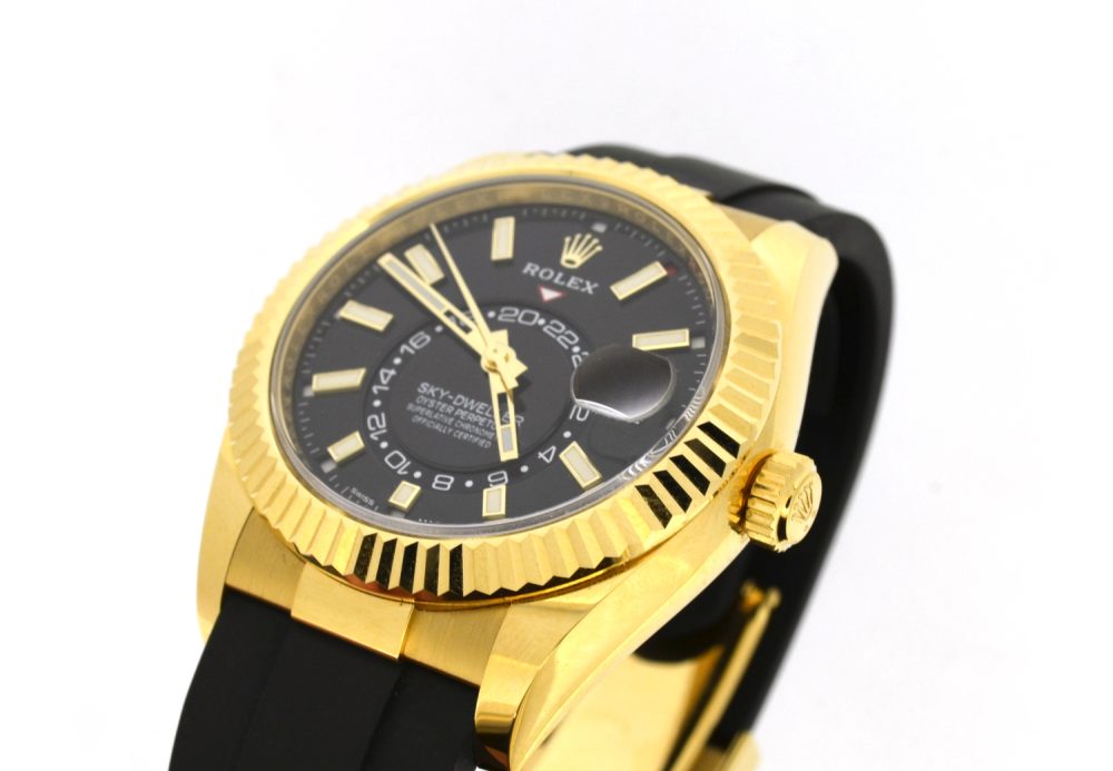 Rolex Skydweller Oysterflex yellow gold 326238 - Image 2