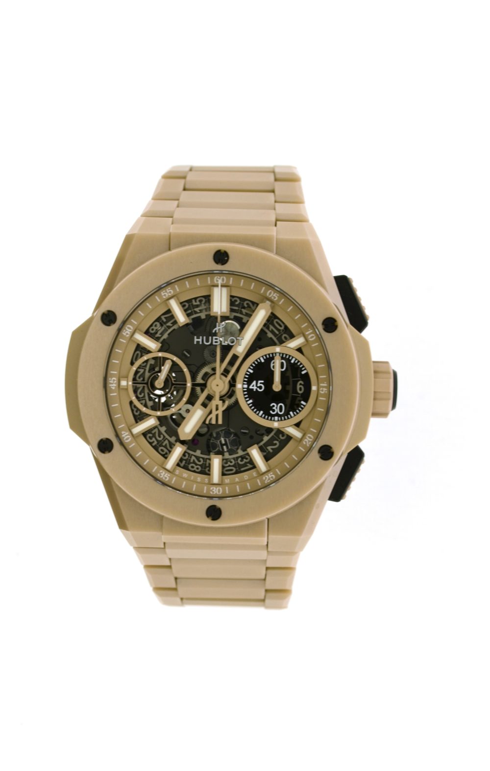 Hublot Big Bang integrated beige ceramic 451.CZ.4620.CZ