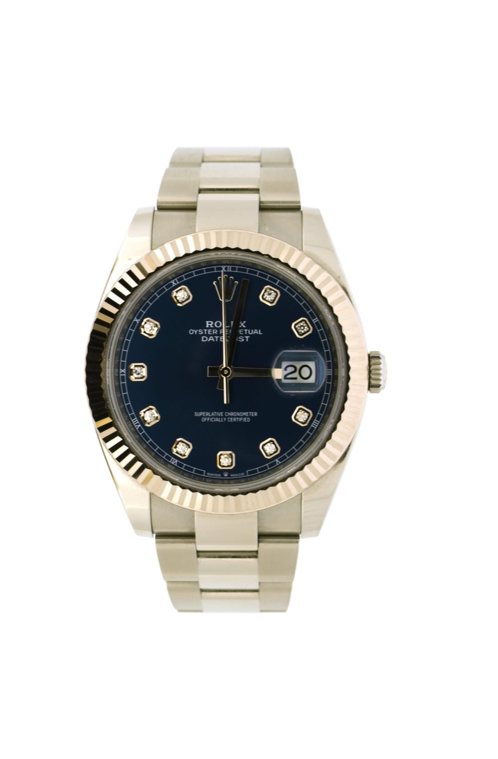 Rolex Datejust 41 oyster 126334, diamonds set dial