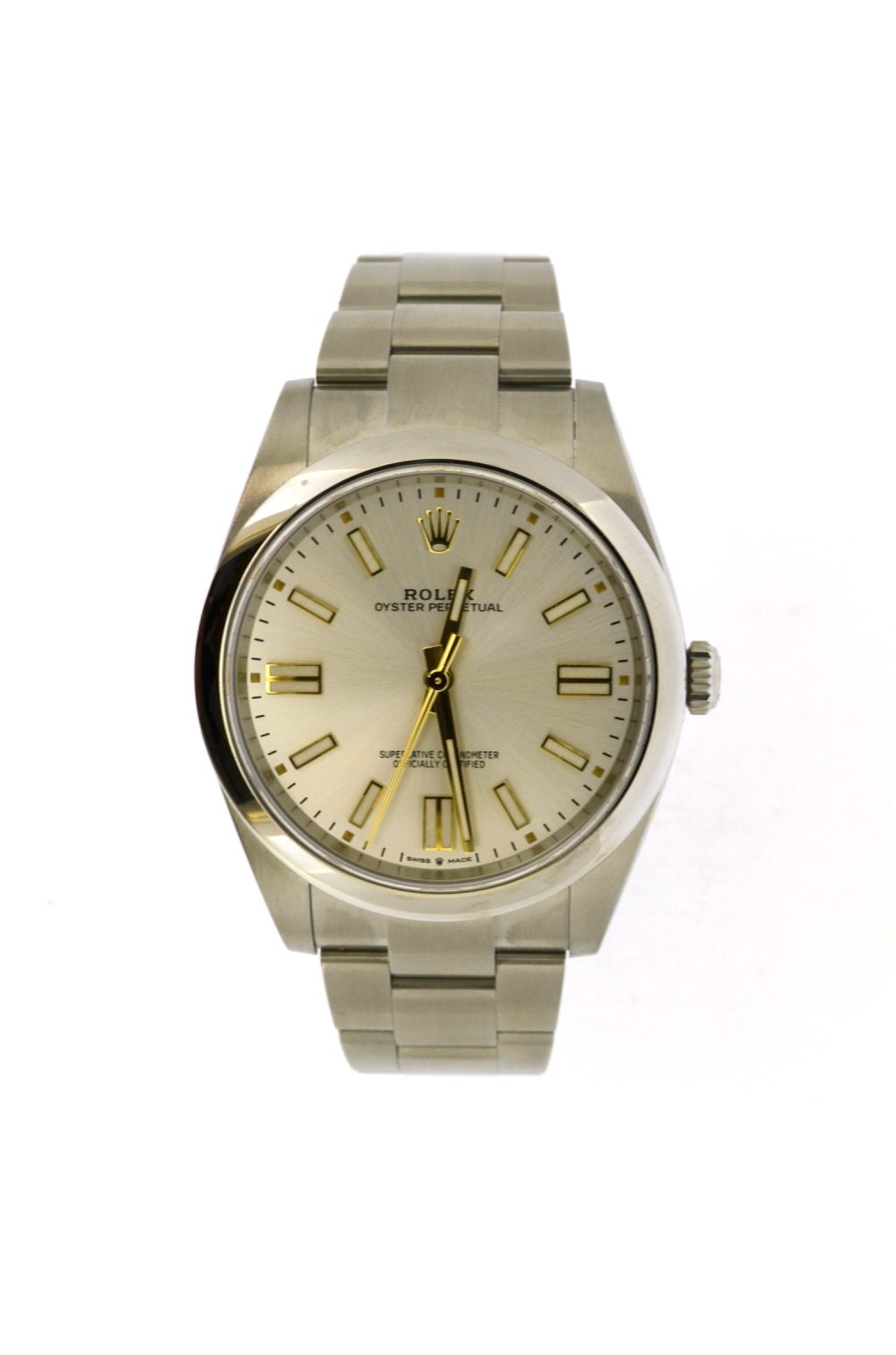 Rolex Oyster perpetual 41mm 124300, silver dial