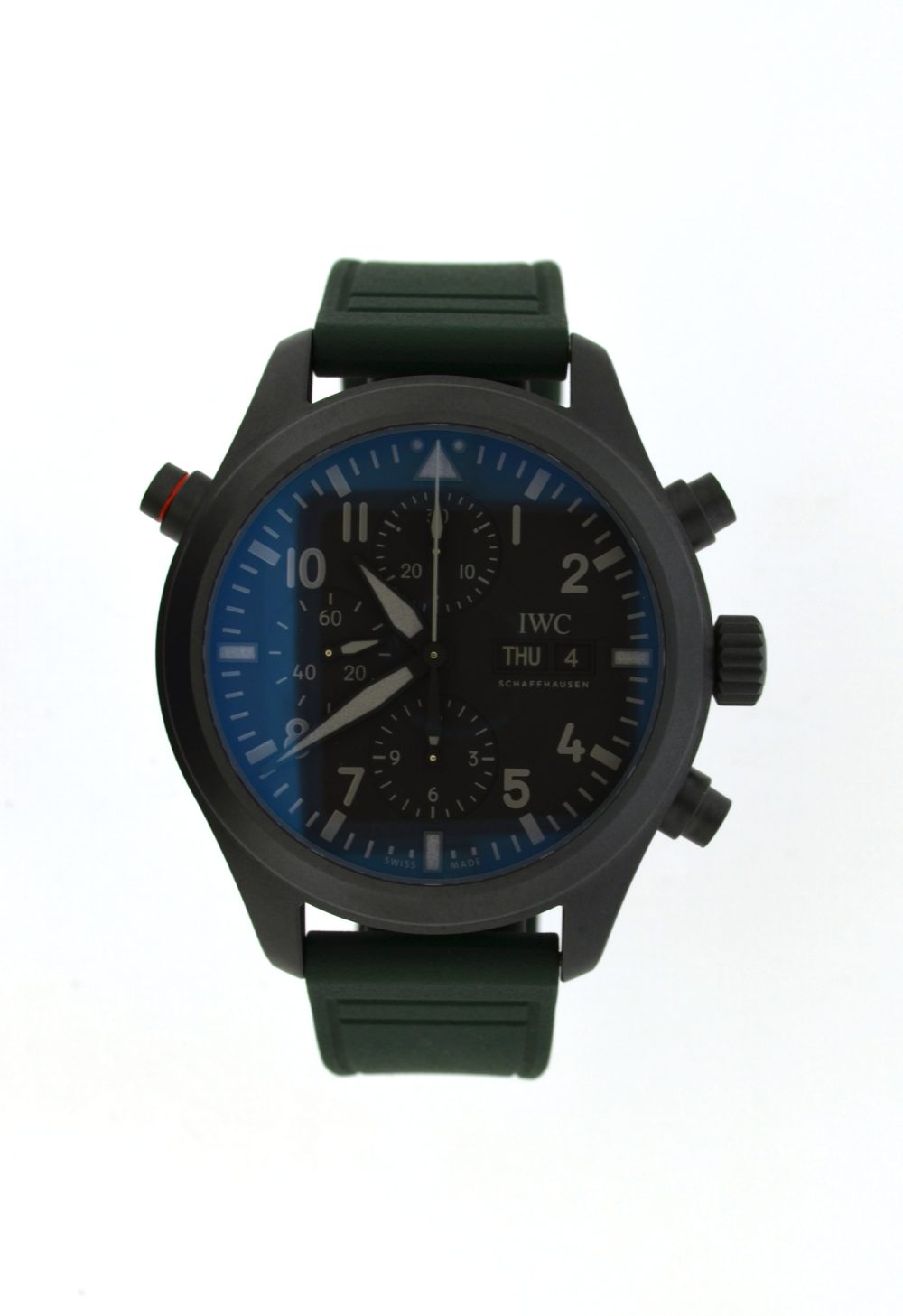 IWC Pilot's watch double chronograph Top Gun Ceratanium IW371815