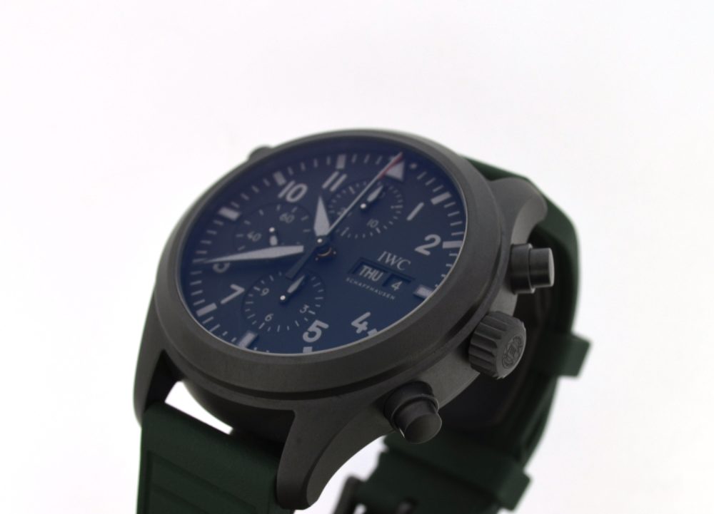 IWC Pilot's watch double chronograph Top Gun Ceratanium IW371815 - Image 2