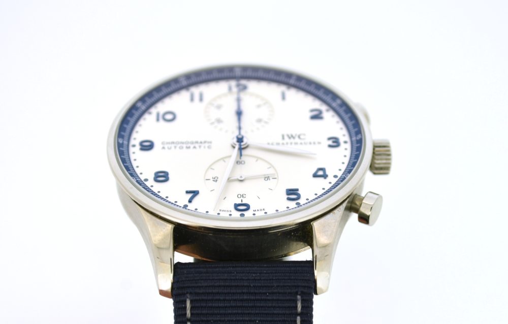 IWC Portugieser chronograph Bucherer Blue edition IW371492 - Image 3
