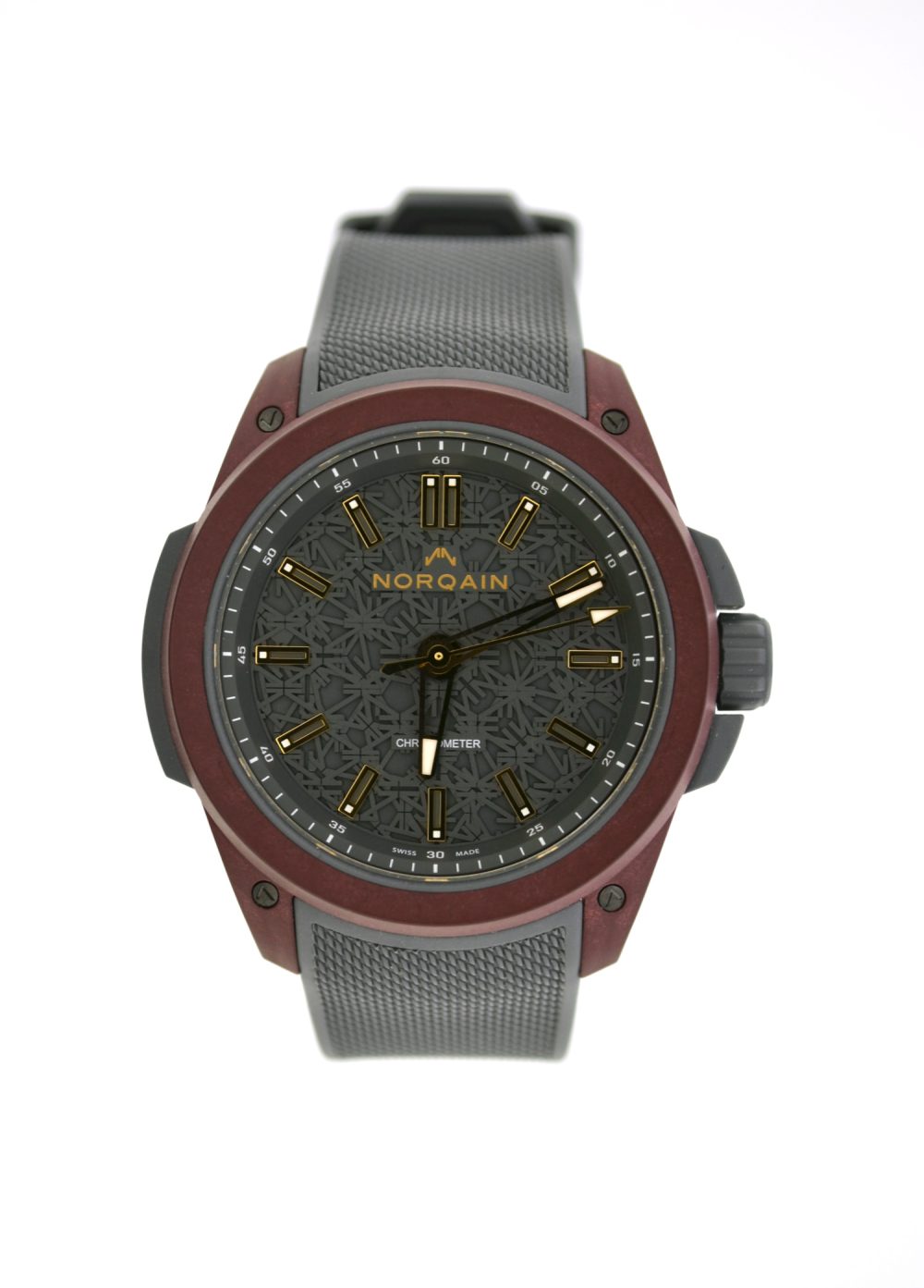 Norqain Wild one 42 limited edition grey mesh rubber NNQ3000QUG1LA