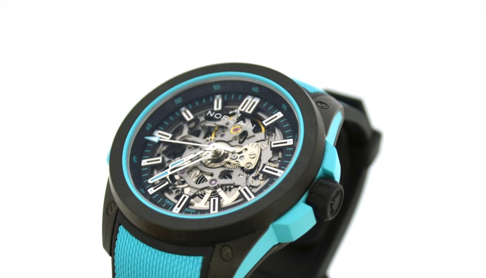 Norqain Wild One Skeleton 42 turquoise NNQ3000QBQ1AS - Image 2