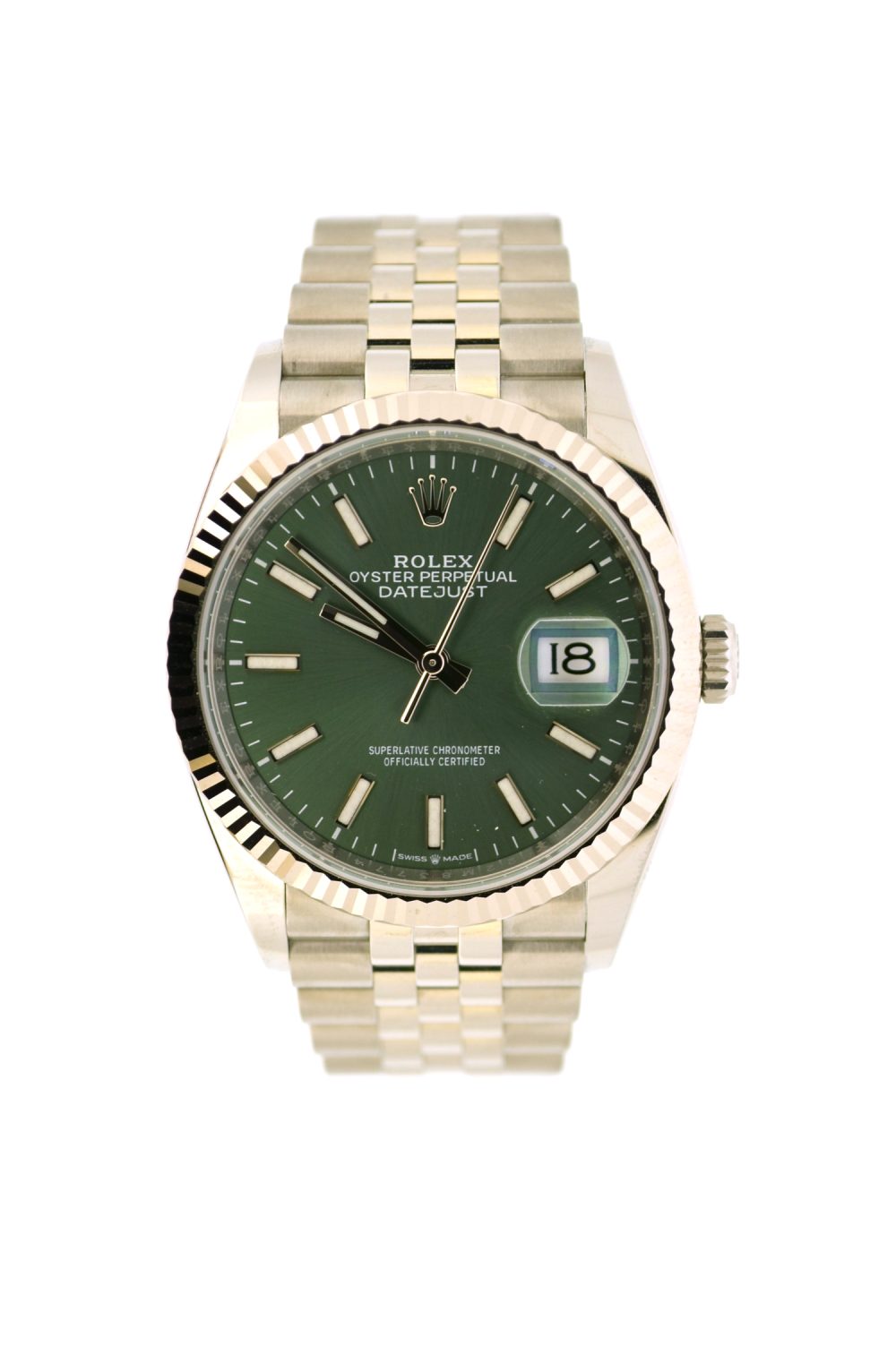 Rolex Datejust jubile 36 green 126234