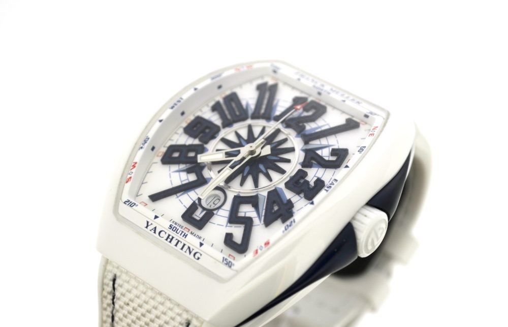 Franck Müller Vanguard Yachting V 45 SC DT white ceramic - Image 2