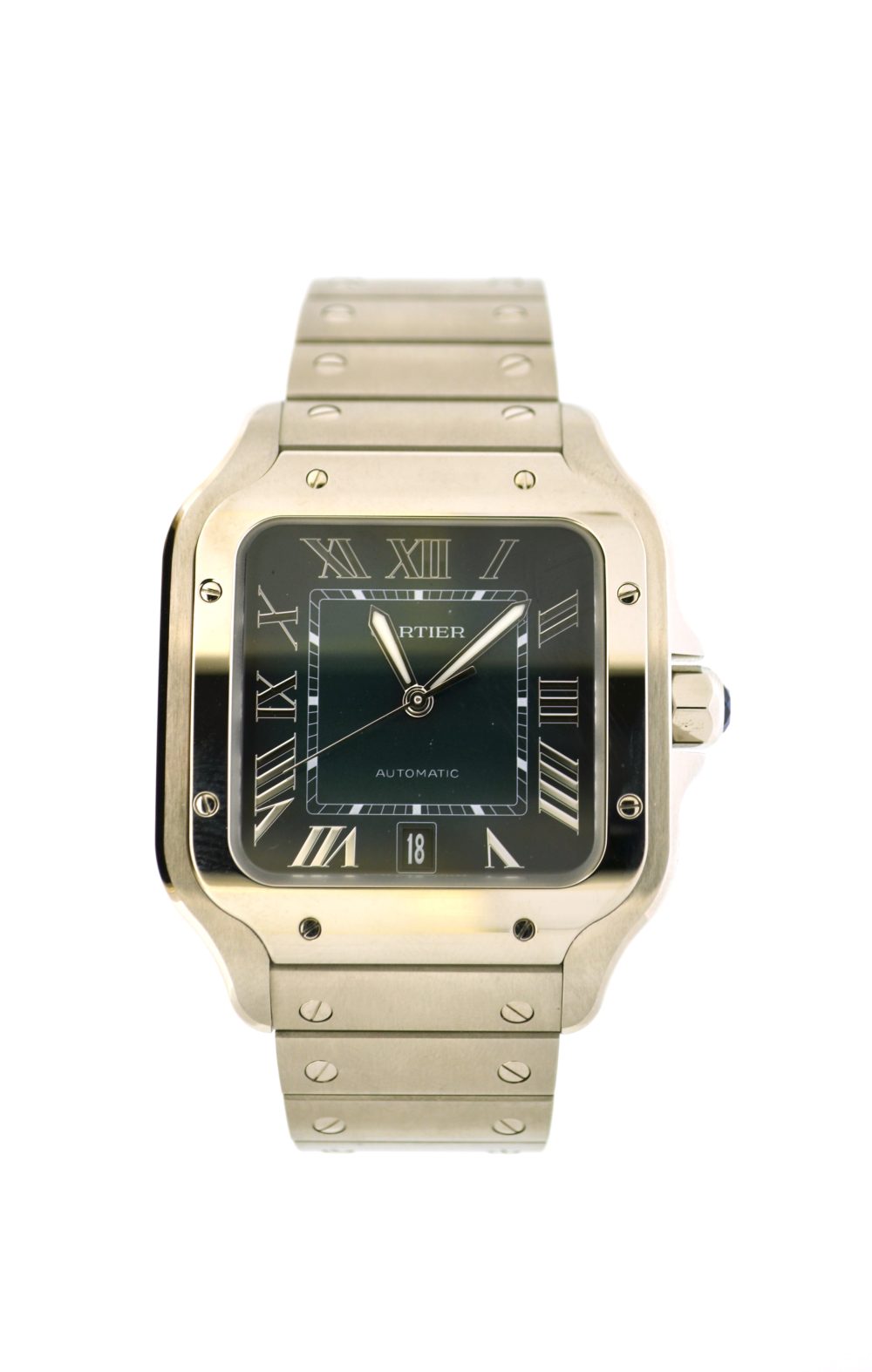 Cartier Santos de Cartier large model green WSSA0062