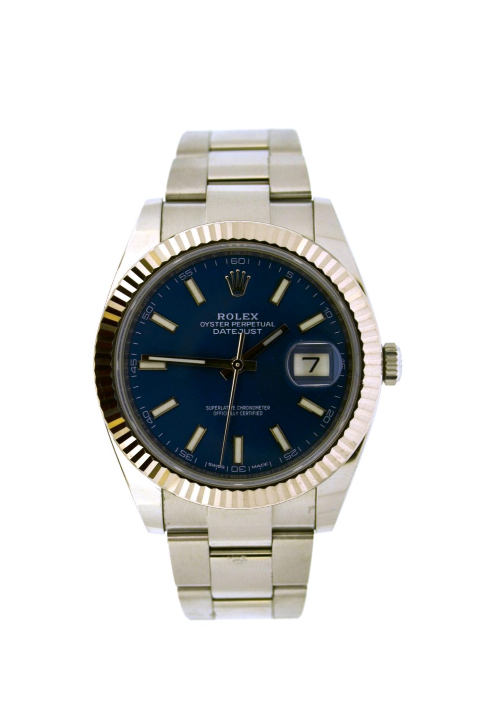 Rolex Datejust 41mm oyster blue dial 126300