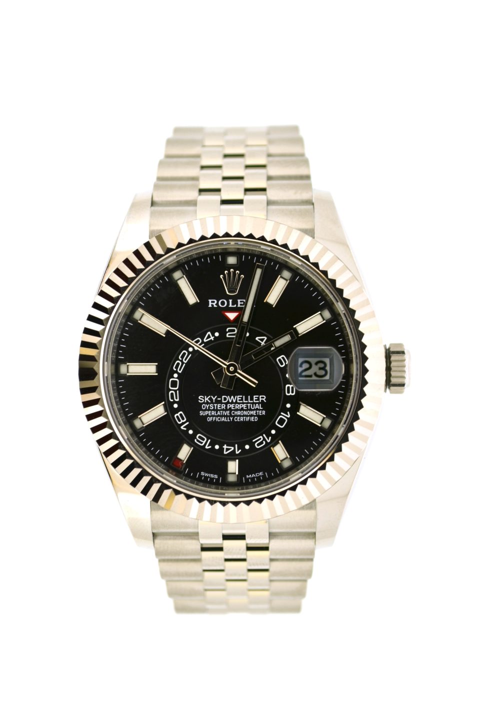 Rolex Skydweller jubile 326934 black dial